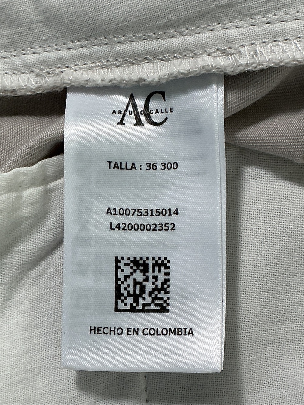 Arturo Calle NWT Beige Men’s Chino Pants Trousers Flat Front Size 36 - Picture 8 of 11
